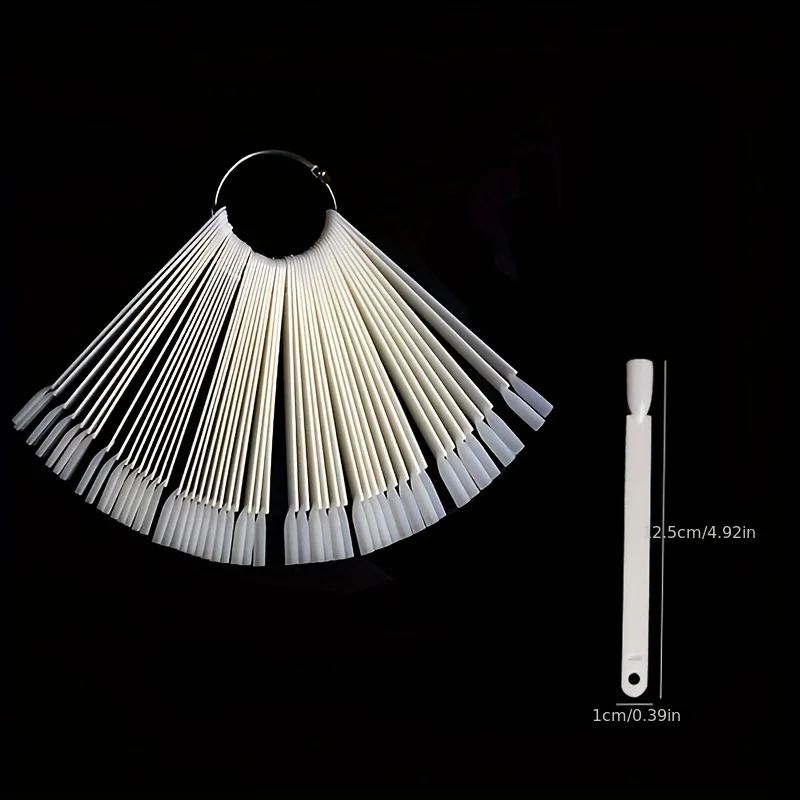 100 Tips Fan Shape Nail Swatch - Contour Palette Stick review and price